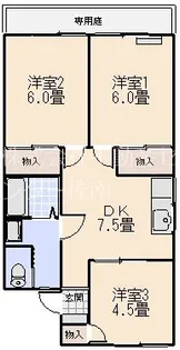 メリートークIII【2階】の間取り