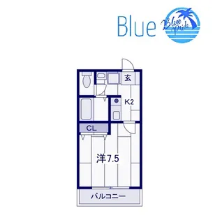 サウスポート上大岡【2階】の間取り