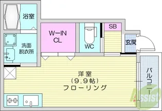 City福田町【1階】の間取り