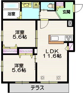 グランドゥール ソレイユ 浦和II【1階】の間取り