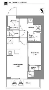BPRレジデンス田端【2階】の間取り