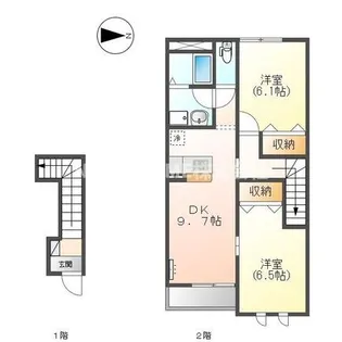 エスポワール【2階】の間取り
