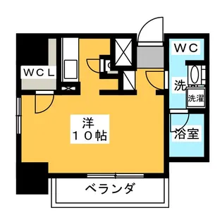 フォレスト那古野【6階】の間取り