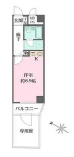 藤和シティコープ代田橋【1階】の間取り