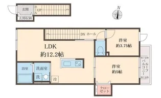 カーム カモミール【2階】の間取り