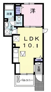 ソラーレ【1階】の間取り