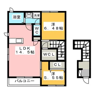 アライアンス【2階】の間取り