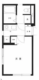 FOUNTAIN HONKOMAGOME【1階】の間取り
