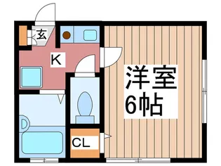 ハピネス【2階】の間取り