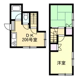メリーパレス1の間取り