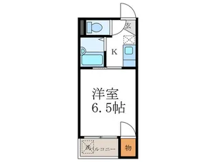 サンシャイン西院【2階】の間取り