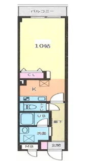 ふろれすた【2階】の間取り