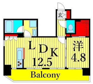 RELUXIA TOKYO EAST【11階】の間取り