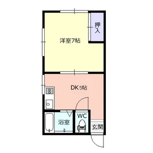 飯田グリーンハイツ【2階】の間取り