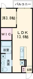 ステイザハウス河内国分【1階】の間取り