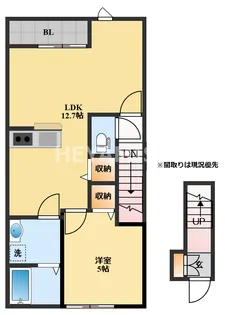 カーサ・モンレーヴIII【1階】の間取り