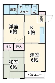 チェリーコーポ【4階】の間取り