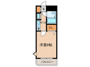 ジョイフル三ツ沢B棟【4階】の間取り