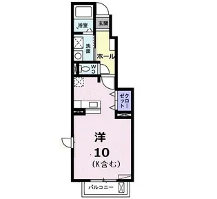 メゾン・インフィニティー【1階】の間取り