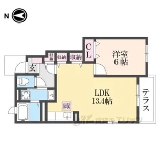 アルファハイム2【1階】の間取り