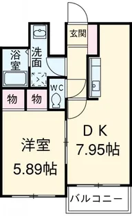 シャンツェ富塚【3階】の間取り