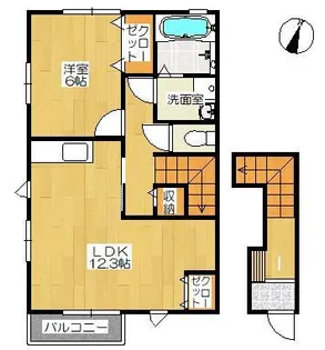 Luce(ルーチェ)【2階】の間取り