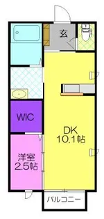 アンジェリーク B【1階】の間取り