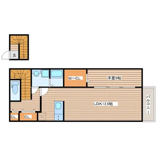 クラス大和町【2階】の間取り