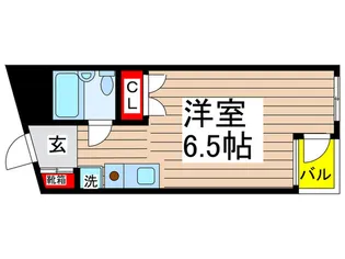 フラットウェル38【3階】の間取り