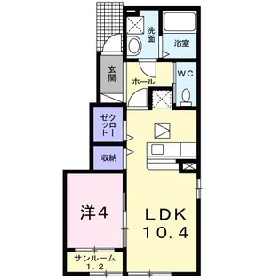 ピアノ・コンチェルトNo.II【1階】の間取り