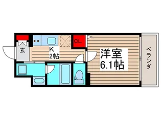 カルム海神【2階】の間取り