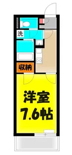 ルナルミエール越谷【1階】の間取り