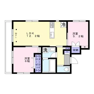 アートハイツ白幡【2階】の間取り