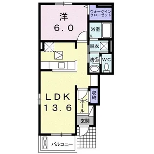 BELLA LUCE II【1階】の間取り