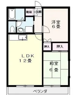 コーポラスK【1階】の間取り