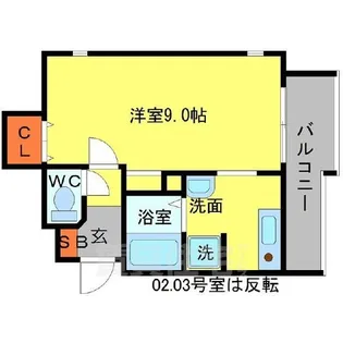 Villa Ciel【2階】の間取り