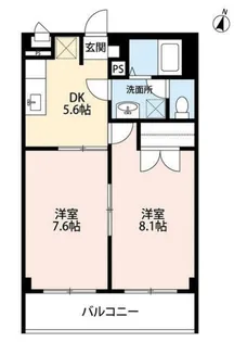 アンプルール フレア【3階】の間取り