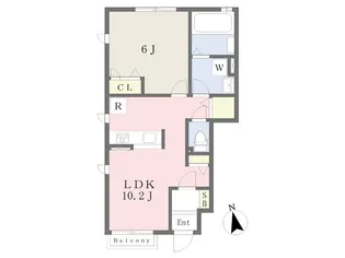 桜ハウス【1階】の間取り