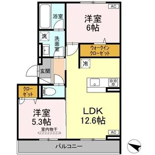 メゾン梅木【3階】の間取り