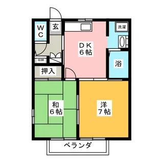 コーポアネスト【2階】の間取り
