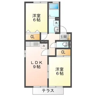 ファミリア21 A棟【1階】の間取り