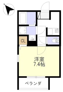 仮称)MELDIA椥辻【1階】の間取り