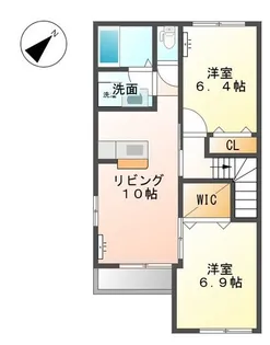 リベルテメゾン【2階】の間取り