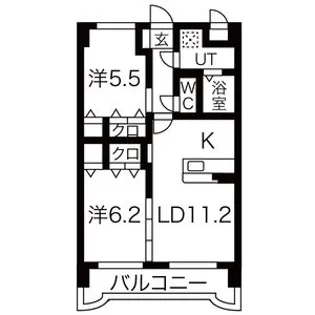 ユーミータウン【3階】の間取り