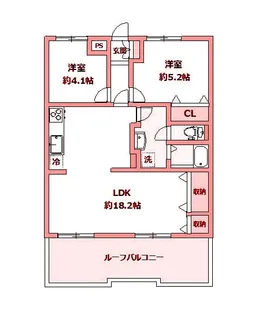 星川ダイヤモンドマンション【8階】の間取り