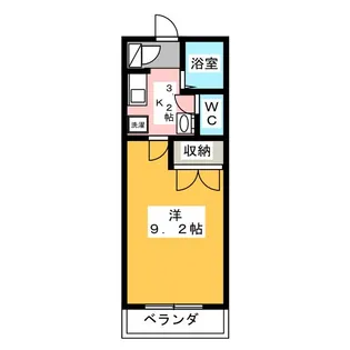 ラ・フォージュA【2階】の間取り