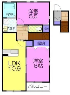 アイシス 5 G【2階】の間取り
