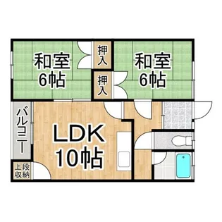 まりもハイツ【2階】の間取り