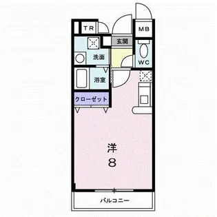 ウェルネス新橋【1階】の間取り