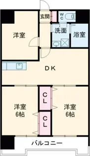 プレヴュー吾妻【1階】の間取り